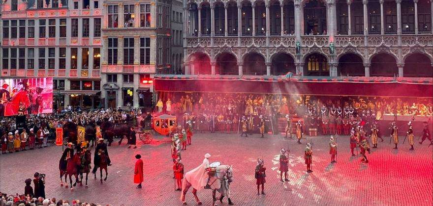 Open-air cultural events at the Grand-Place in Brussels